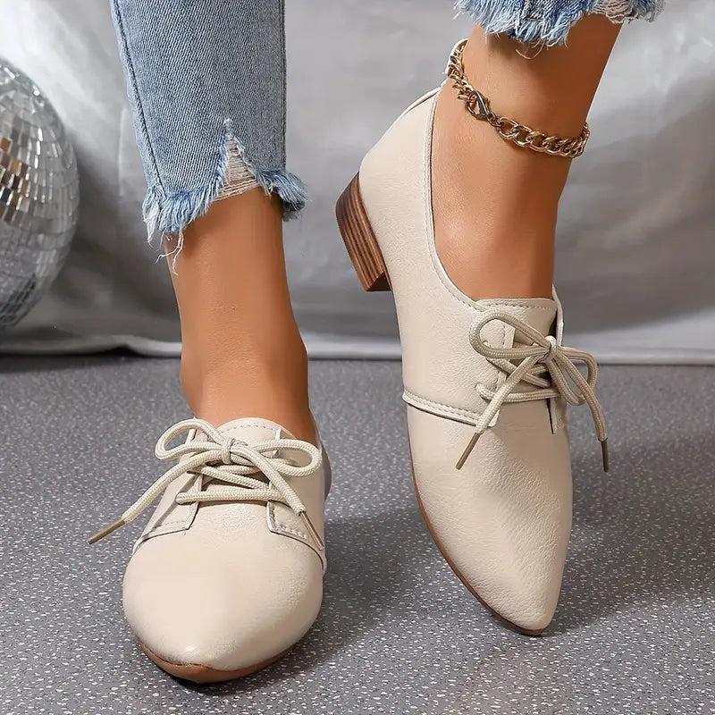 Elegancia Women’s Classic Low Heel Covered Shoes