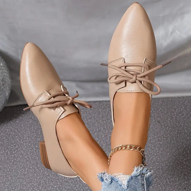 Elegancia Women’s Classic Low Heel Covered Shoes