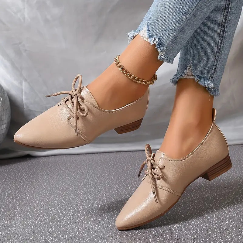 Elegancia Women’s Classic Low Heel Covered Shoes