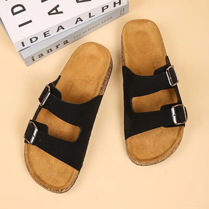 StrideEase Fashion Slides – All-Season Comfort