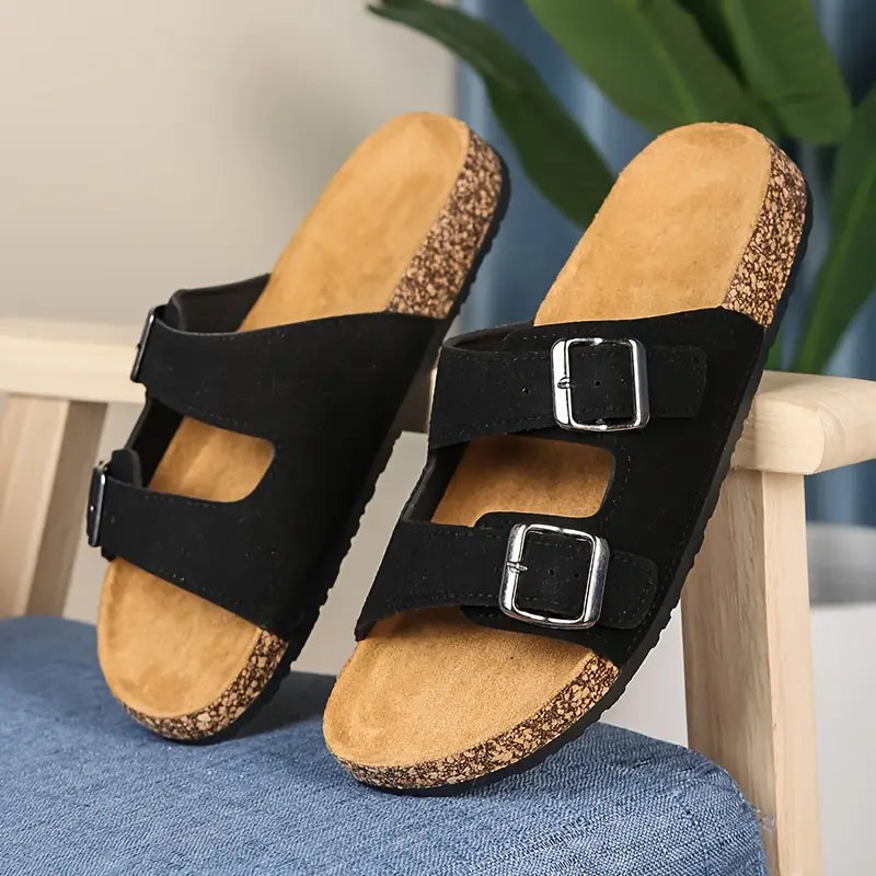 StrideEase Fashion Slides – All-Season Comfort