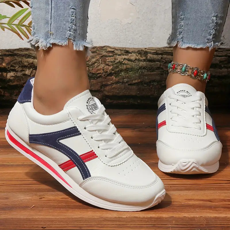 Women's Colorblock Flat Sneakers