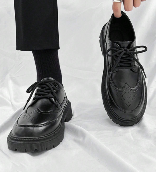 FOR HIM: British Style Business Elevator Shoes